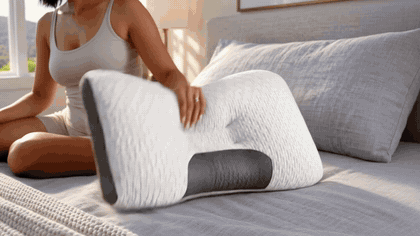 CERVIDREAM™: Almohada Cervical Ergonómica Premium que Te Ayuda a Dormir Cómodo y Despertar Descansado